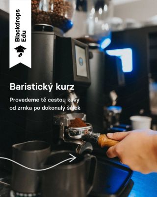 Další termín kurzu je 26. 10. 📢 #blackdrops #baristickykurz